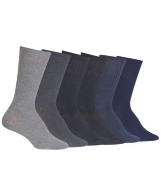 Lauren Ralph Lauren - Women's 6-Pk. Ribbed Trouser Socks