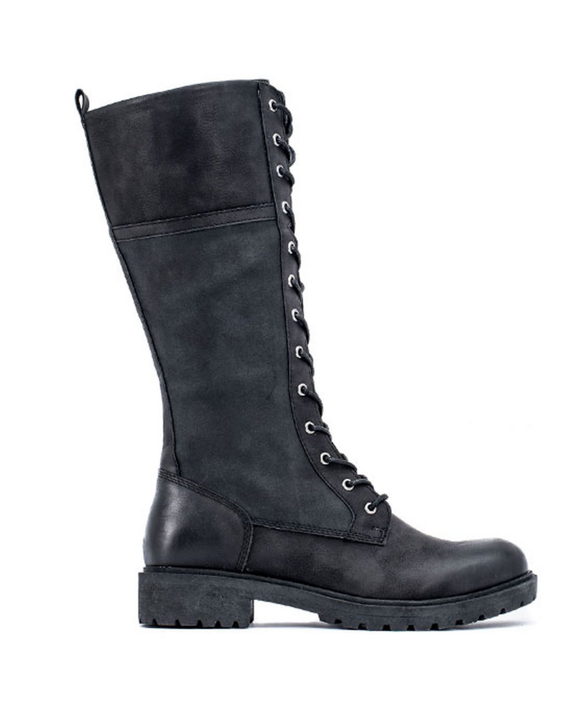 Gc Shoes Women's Hanker Combat Lace Up Knee High Boots
