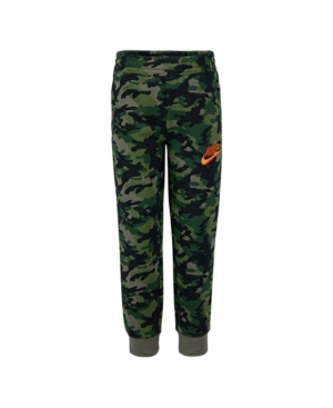 image of Nike Toddler Boys Camo Printed Fleece Pants