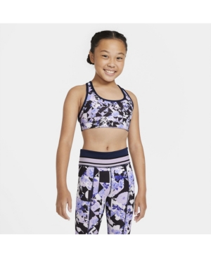 Nike Swoosh Big Girl's Printed Reversible Sports Bra