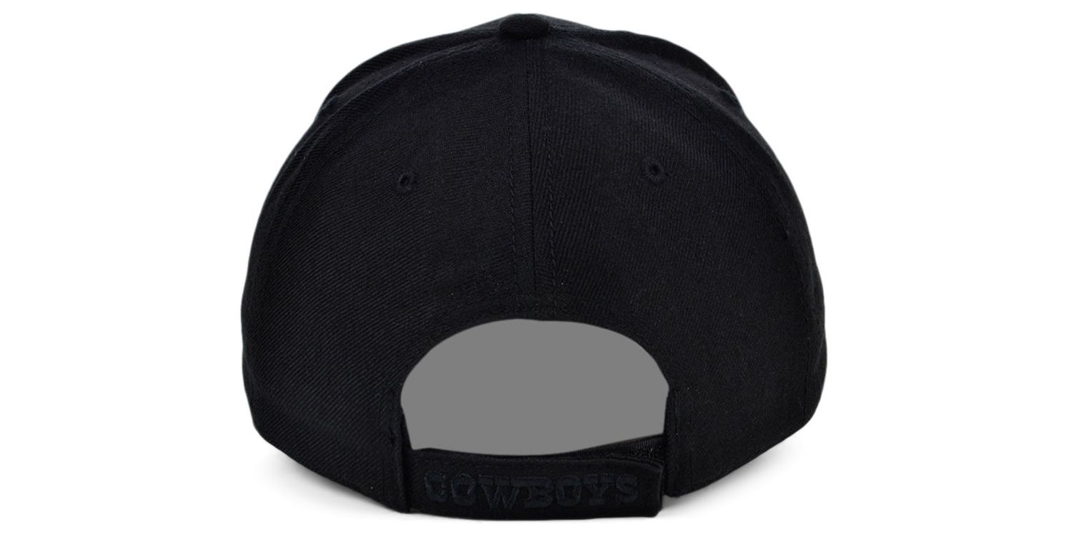 Men's Dallas Cowboys Black & Black MVP Cap