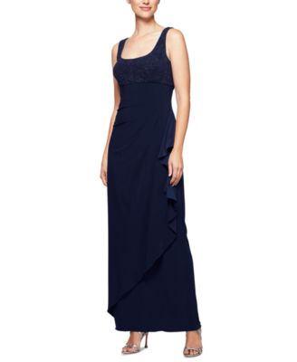 Draped Gown \u0026 Glitter Bolero Jacket 