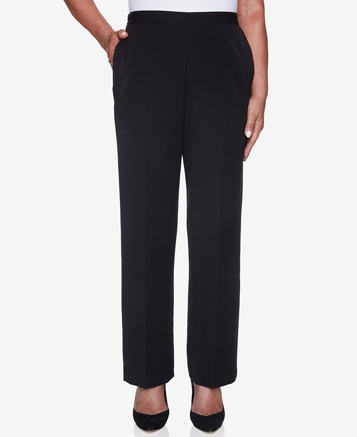 Alfred Dunner Petite Catwalk Twill Proportioned Medium Pants & Reviews - Pants - Petites - Macy's