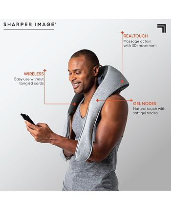 Sharper Image Heated Neck And Shoulder Massager Wrap in 2023