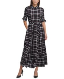 Plaid Shirtdress