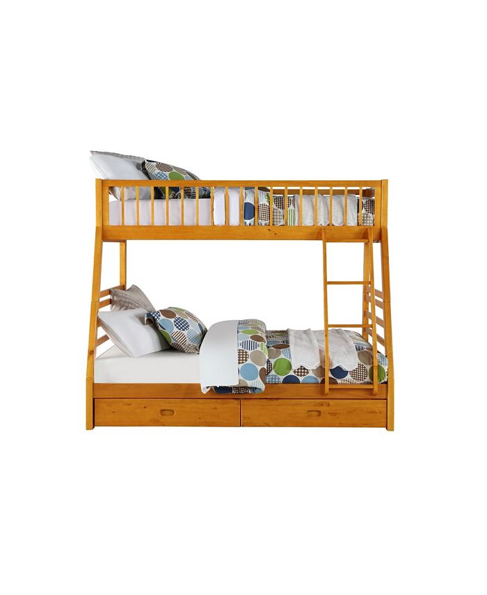 Acme Furniture Jason Twin/Full Bunk Bed Drawers Macy's
