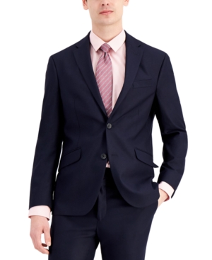 Kenneth Cole Reaction Men's Techni-Cole Suit Separate Slim-Fit Jacket