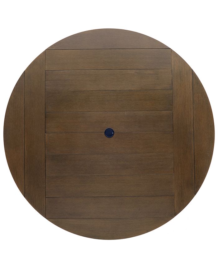 Agio Stockholm Aluminum 60" Round Outdoor Dining Table, Created for