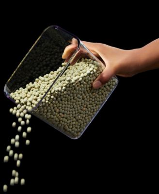 Steel Pop 12-Piece Food Storage Container Set with Scoop & Labels