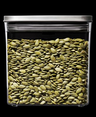 Steel POP Rectangle Short 1.7-Qt. Food Storage Container