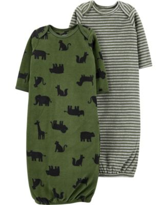 carters newborn gown