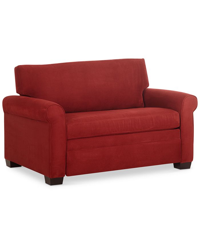 Furniture Kenzey 55" Fabric Sofa Bed Twin Sleeper, Created for Macy's