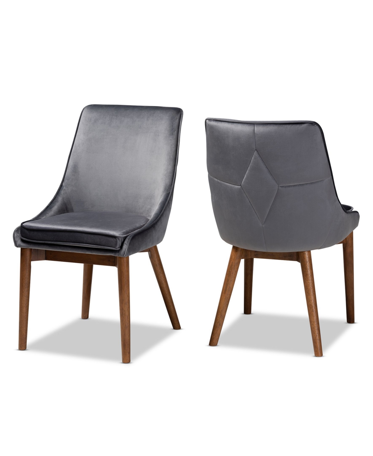 Gilmore Modern and Contemporary Dining Chair Set, Set of 2