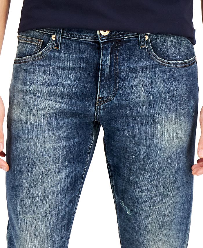 A|X Armani Exchange Men's Indigo Skinny Jeans & Reviews - Jeans - Men ...