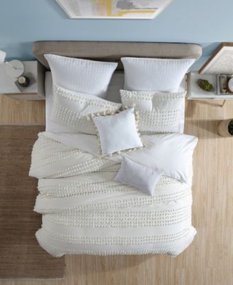 Magnificent Marilla Dot 5 Piece Comforter Set, Full/Queen