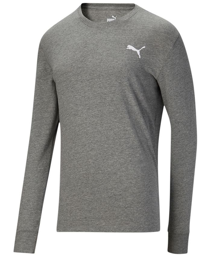 Puma Men's Classic Logo Long-Sleeve T-Shirt & Reviews - Activewear ...