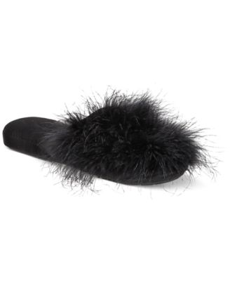 marabou slippers