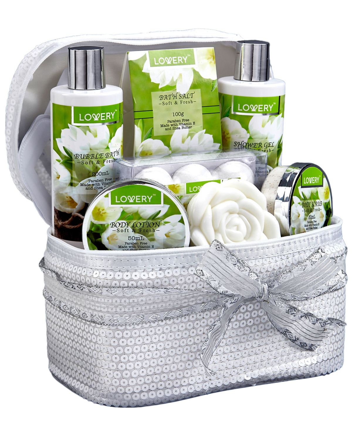 White Jasmine Body Care 14 Piece Gift Set