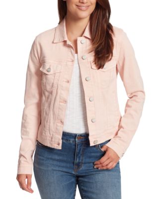 sanctuary pink denim jacket