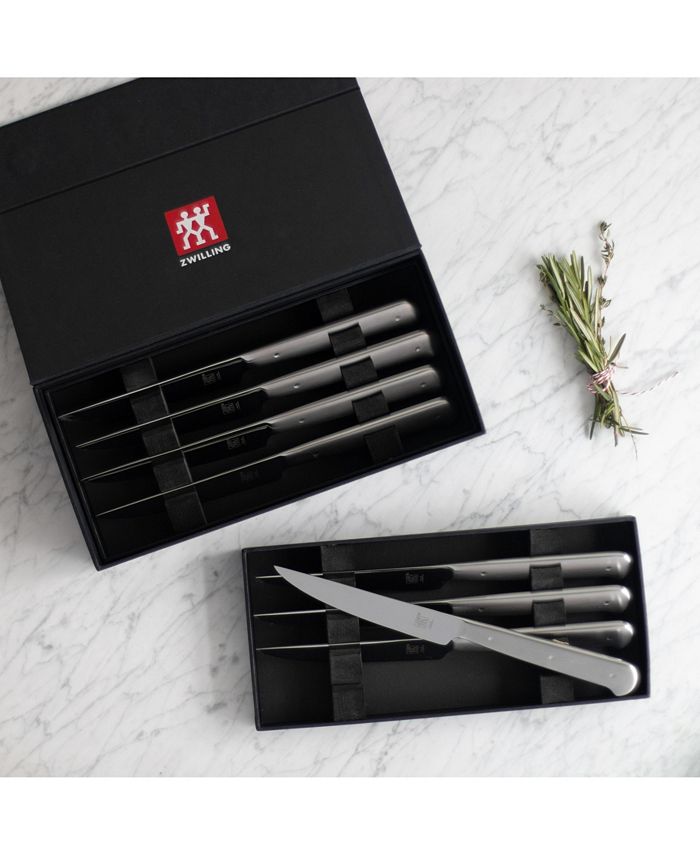 8 Piece Steak Knives Set Stainless Steel Ultra Sharp - Lux Decor Collection