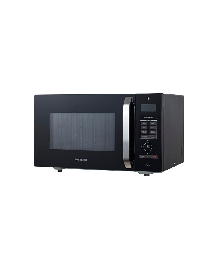 Farberware - FM11VABK 1.1 Cubic Foot Microwave Oven with Voice Activated Slide Touch Control