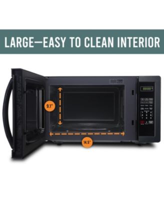 Classic FMO11AHTBSB 1.1 Cu. Ft 1000-Watt Microwave Oven, Black Stainless Steel