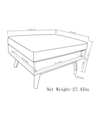 Owen Coffee Table Storage Ottoman