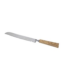 Serrated Knife with Wavy Handle