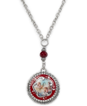 image of Patricia Nash Silver-Tone Cameo 30-1/8