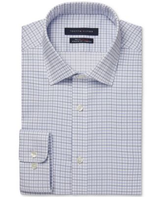 tommy hilfiger men's athletic fit dress shirt