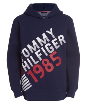 image of Tommy Hilfiger Little Boys Adam Pullover Hoodie