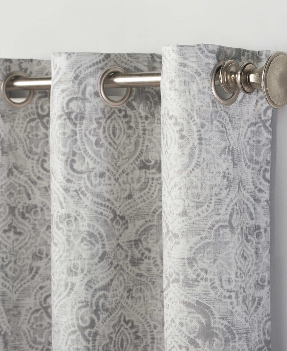 Kenji Medallion Draft Shield Fleece Insulated Room Darkening Grommet Curtain Panel
