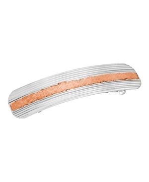 image of Women-s Silver-Tone and Copper-Tone Hair Barrette