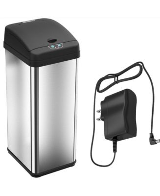 iTouchless 50 Liter / 13 Gallon / Stainless Steel Sensor Kitchen Trash ...