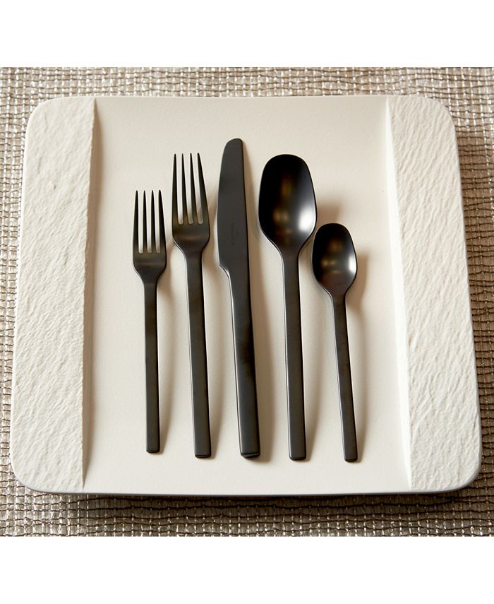 Villeroy & Boch Manufacture Rock Flatware, 5 Piece Place Setting Macy's