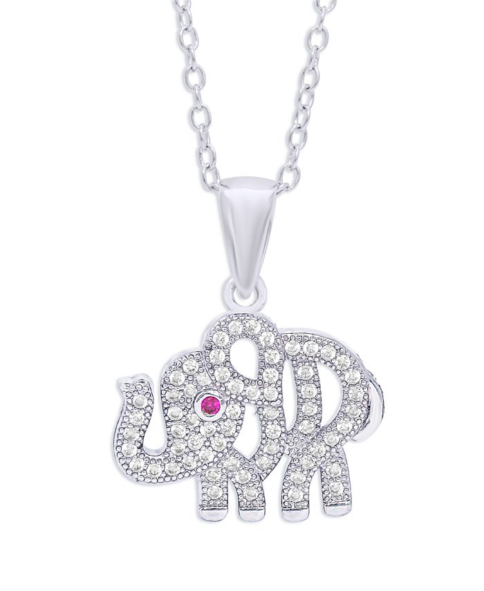 Elephant on sale necklace macys