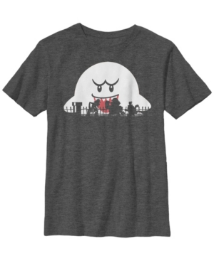 Big Boys Nintendo Mario Halloween Short Sleeve T-shirt