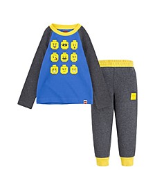 LEGO Toddler Boys Thermal Shirt and Joggers, 2 Piece Set