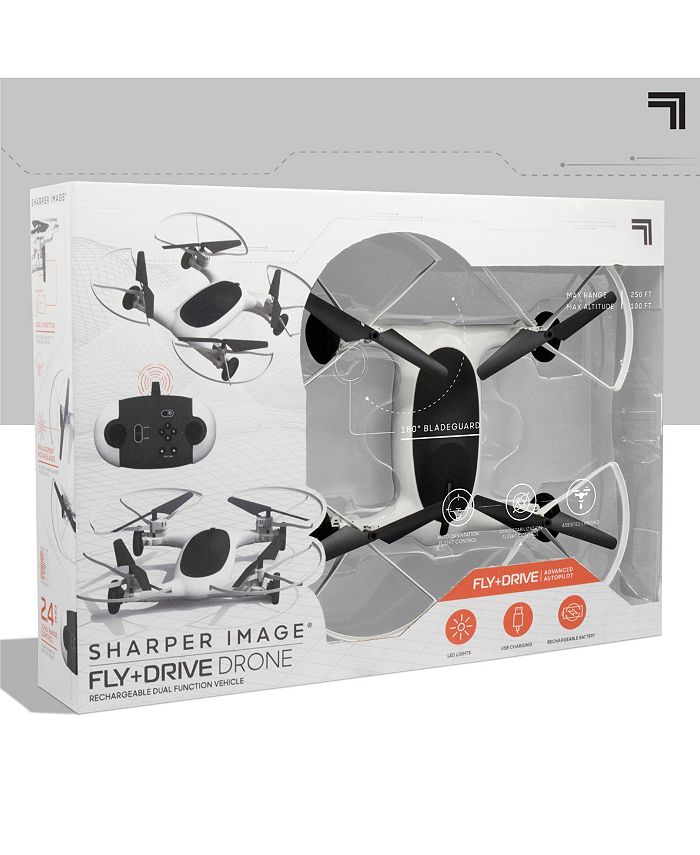 Sharper Image Fly and Drive 7" Drone Macy