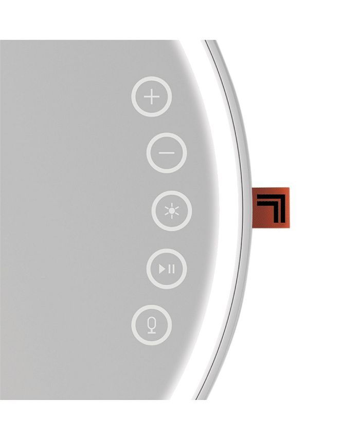 Sharper Image Vanity Mirror Round LED 8" with Bluetooth Speaker Macy's