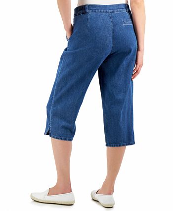 Karen scott denim capris hot sale