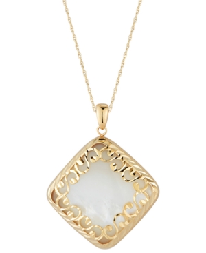 image of Mother-of-Pearl Square Filigree 18