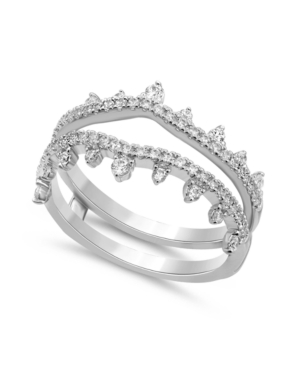 image of Diamond Enhancer Ring Guard (1/2 ct. tw.) in 14K White or Yellow Gold