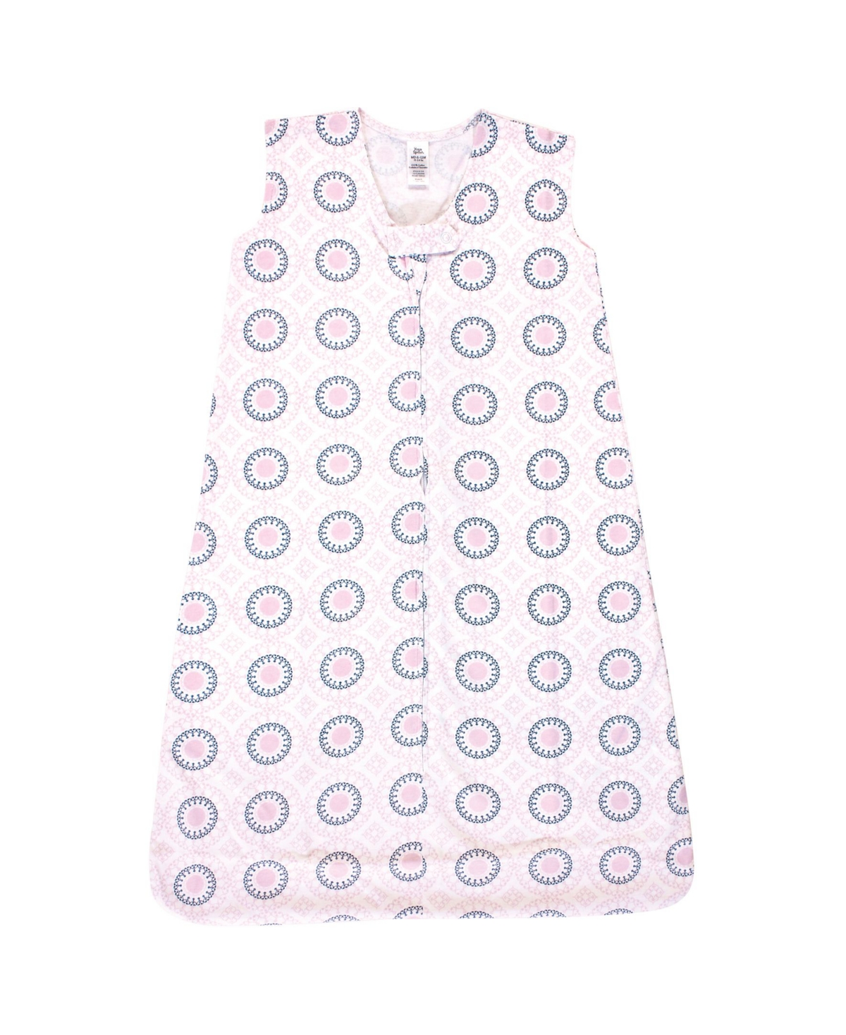 Yoga Sprout Baby Girls Sleeveless Jersey Cotton Wearable Blanket - Ornamental