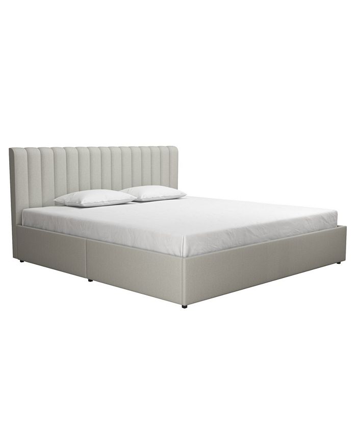 Novogratz Collection Novogratz Brittany Upholstered Bed with Storage
