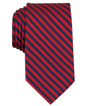 Nautica Men's Huma Slim Stripe Tie In Red