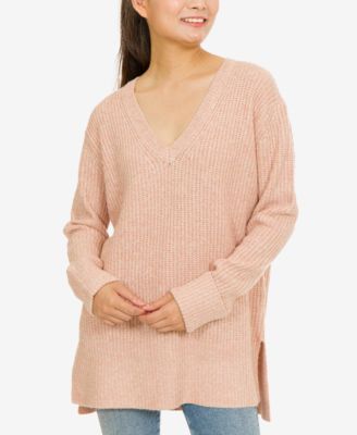 juniors v neck sweater