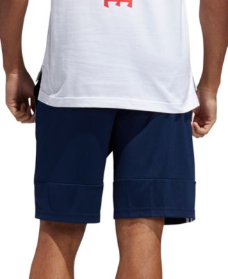 adidas climalite navy shorts