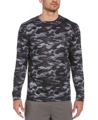 Camouflage-Printed Long-Sleeve Shirt 