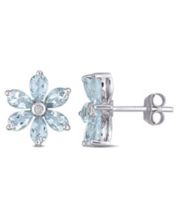 Macys outlet aquamarine earrings